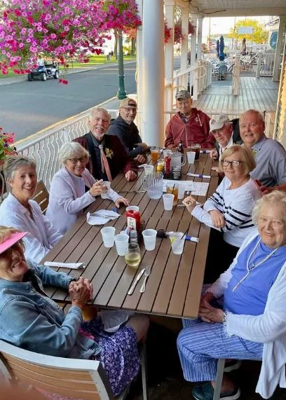 Shared dining and gathering spaces